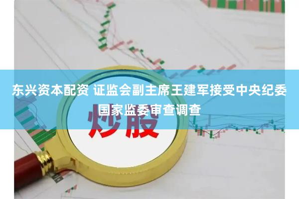 东兴资本配资 证监会副主席王建军接受中央纪委国家监委审查调查